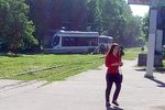 Трамвай City Star сошел с рельсов в Твери