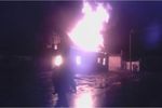 В поселке Оленино сгорел магазин автозапчастей
