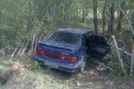 В Селижаровском районе легковушка вылетела с дороги