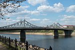 В Твери снова перекрыли Старый мост
