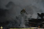 В Бежецком районе при пожаре пострадал мужчина