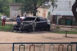 Ночью в Твери сожгли BMW X6 