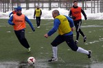  Футболисты «Волги» отметили 59-й день рождения команды игровой тренировкой