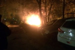 Ночью в Твери сгорел внедорожник Toyota Land Cruiser
